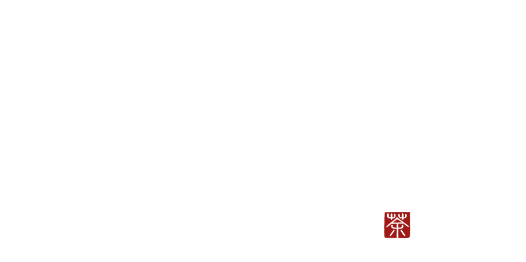 Logo blanc et rouge Caiyun Tea